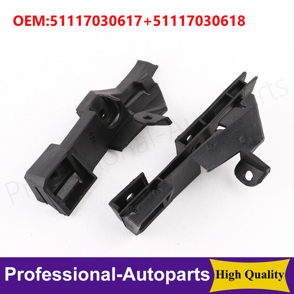 1Pair Front Left+Right Bumper Cover Bracket for BMW E46 2001-2005 320i 325i Q