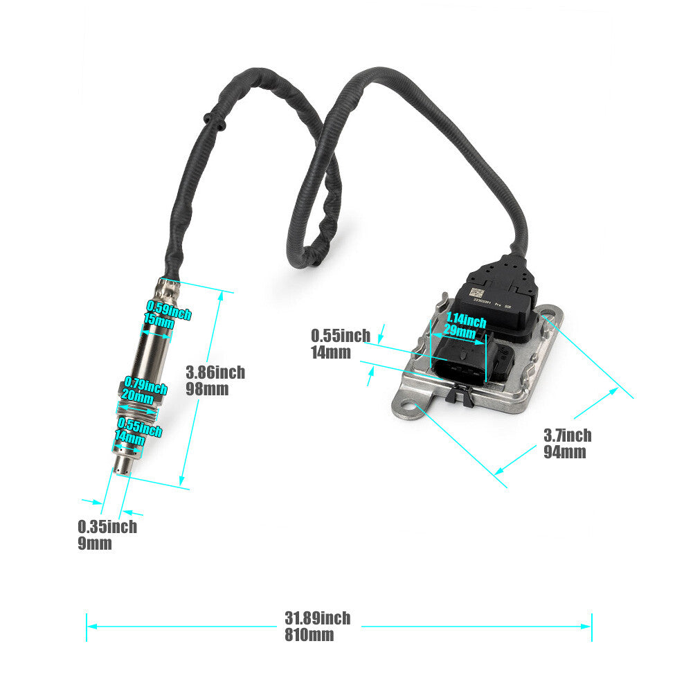 Nitrogen Oxide (NOx) Sensor 22303391 is suitable for Volvo trucks for Mack MP8, D11, D13, and D16. n