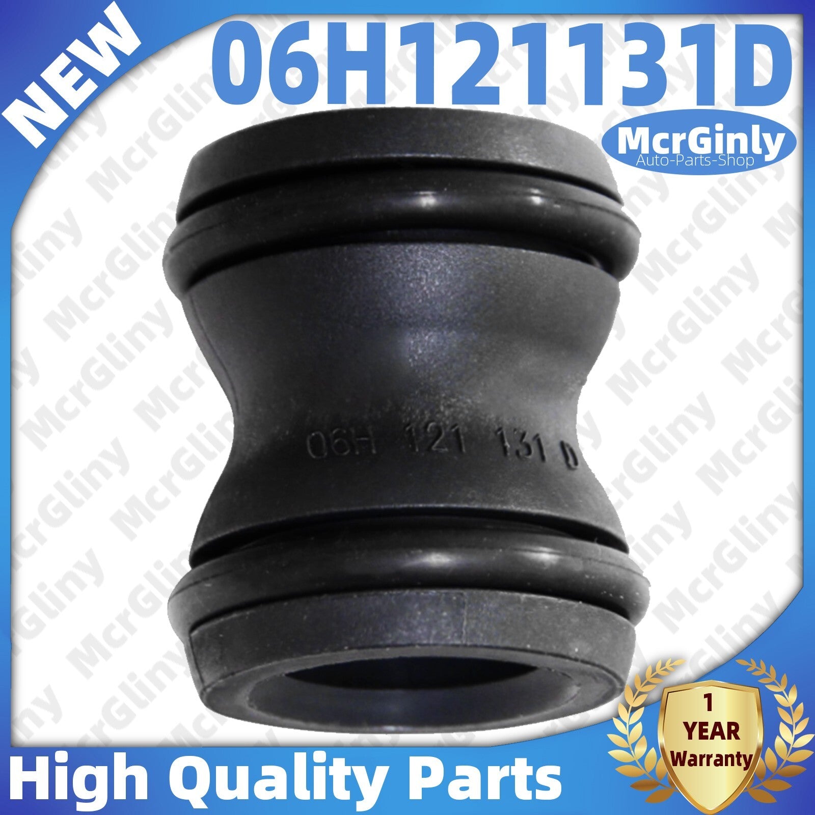 Suitable for Audi and water pump to oil cooler coolant line connector fitting 06H121131D- n
