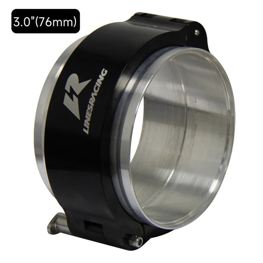 3'' 76mm Aluminum HD Intake V-Band Clamp Flange Intercooler Pipe Quick Release