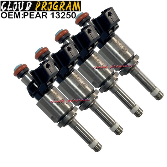 4PCS Fuel Injector PEAR-13-250 For 2016-2018 for Mazda 3 2.0L L4 PEAR 13250 v