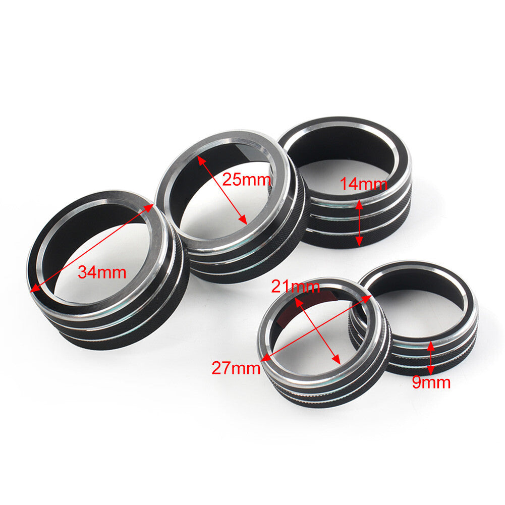 Fits for Honda Accord 10th Generation AC Climate Control Switch Knob Ring Cover Trim