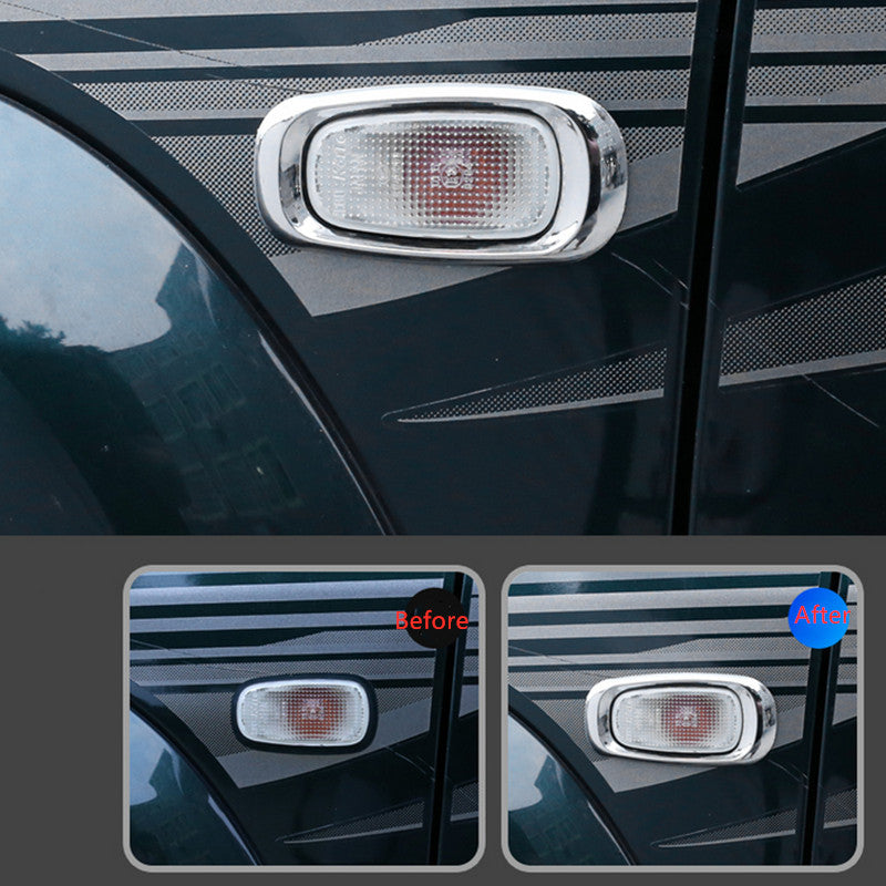 2pcs for Honda Accord 2023-2024 Chrome Front Fog Light Lamp Cover Trim Frame v