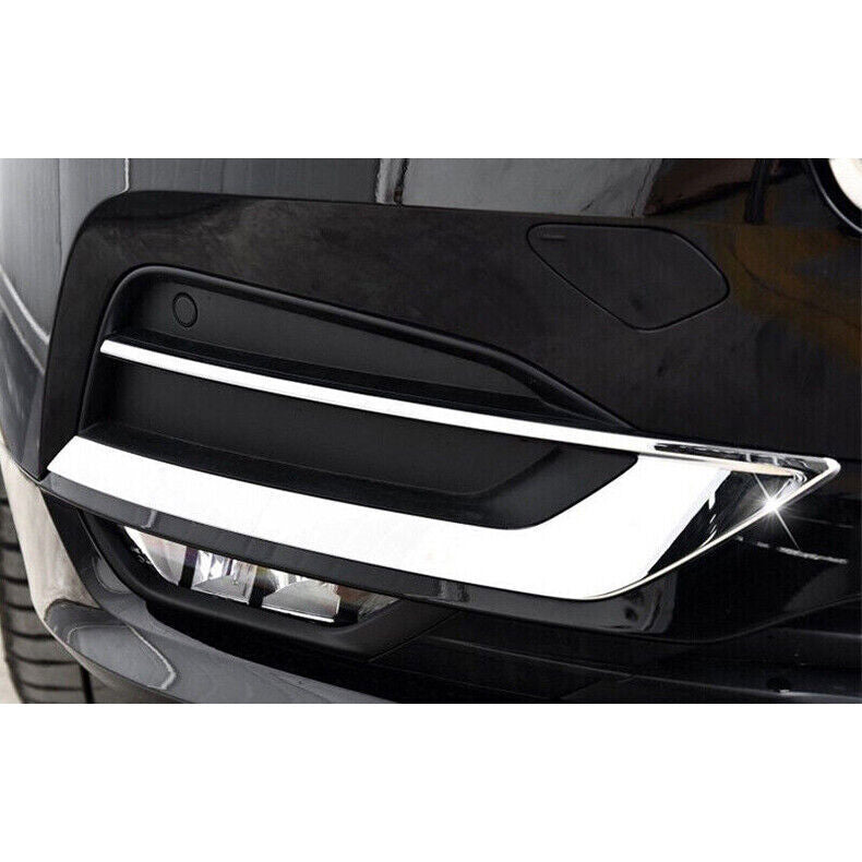 for Volvo S90 2017-2021 Chrome Front Bumper Fog Light Lamp Cover Trim Replace 2x