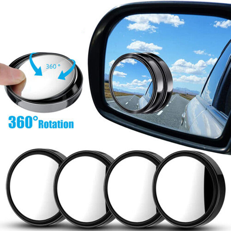 4-Piece Car SUV Blind Spot Mirrors, High Definition 360° Adjustable Rear Side View Convex Mirrors n