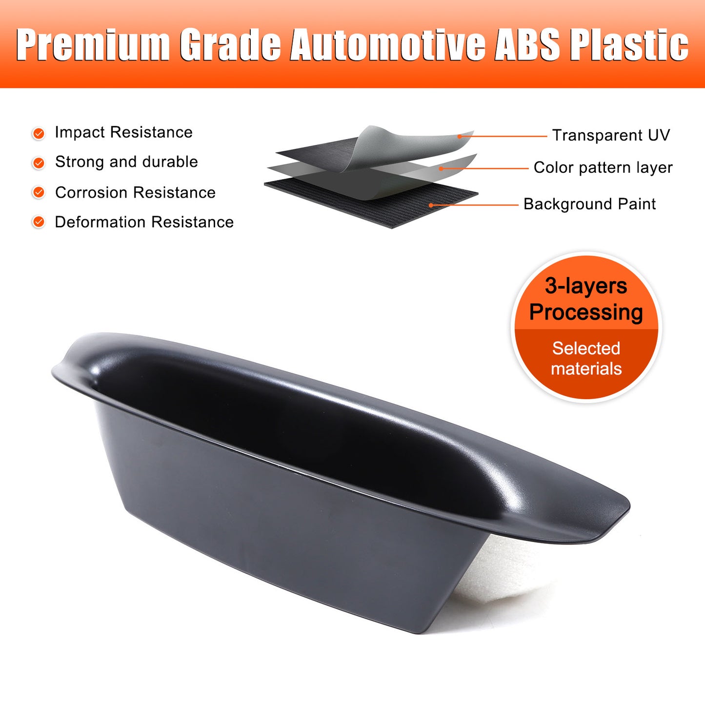 Car for seat back storage box for ALPHARD VELLFIRE 40 2023-2024 Black - n