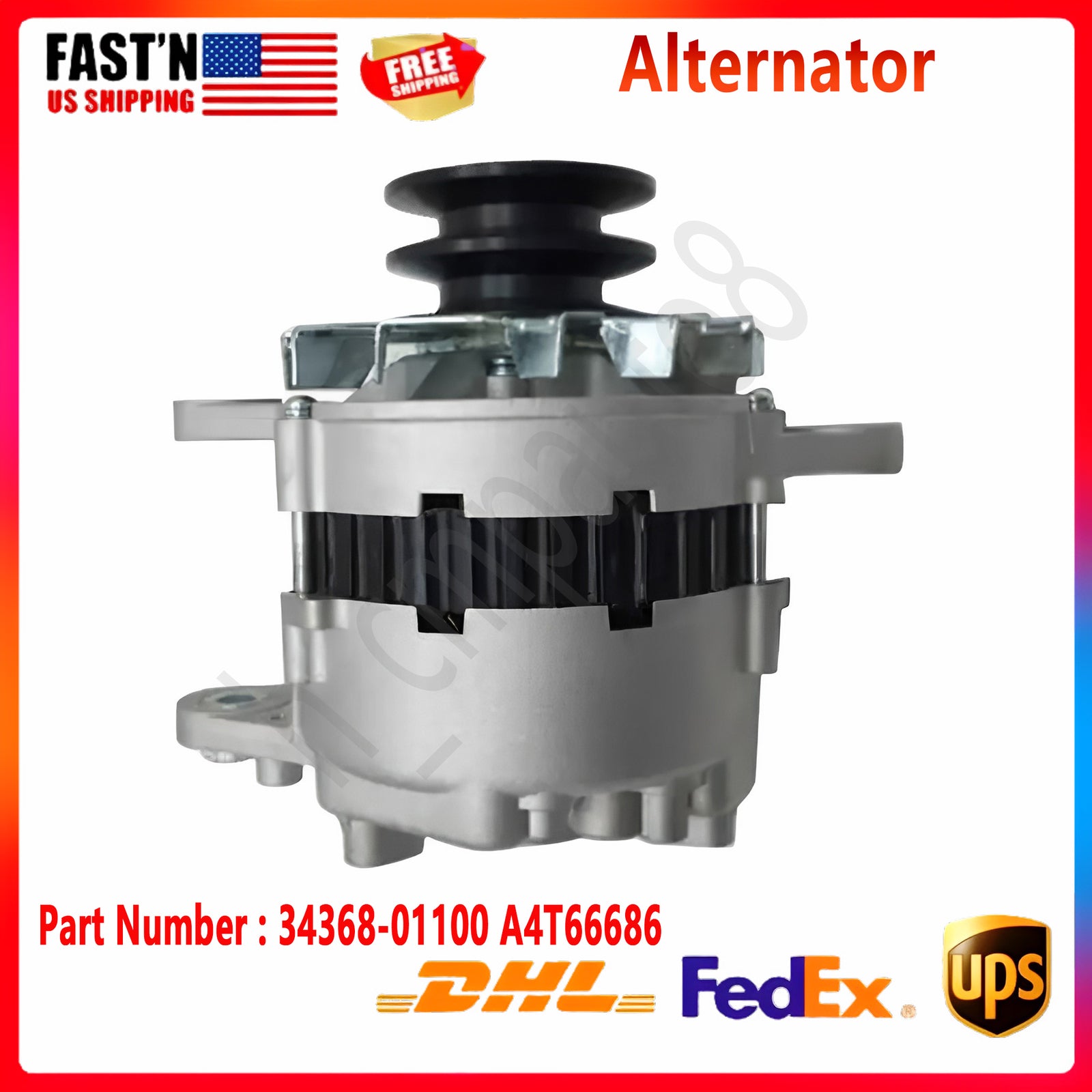 320B Excavator Alternator 34368-01100 A4T66686 24V 50A Generator for Caterpillar