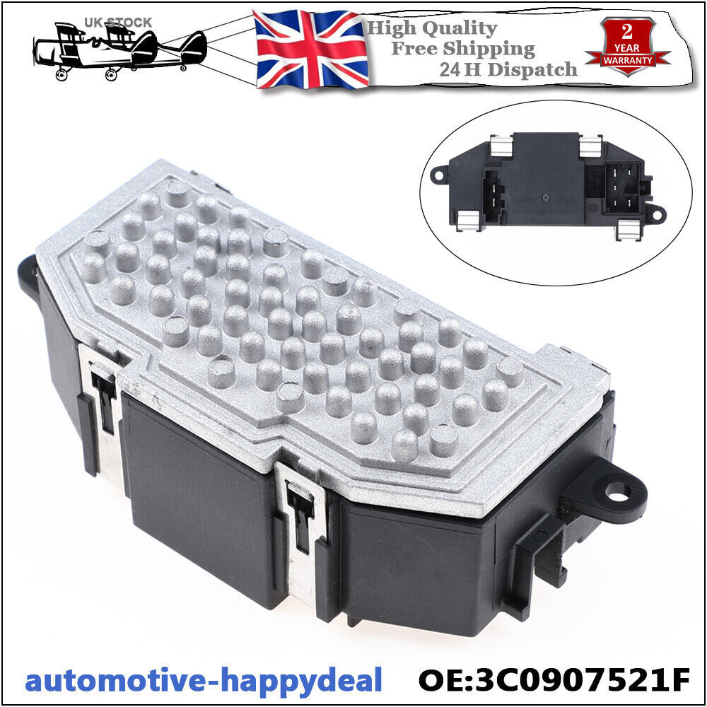 for Audi A3 8P 2003-2012 Blower Fan Heater Resistor Fan Speed Climate Control