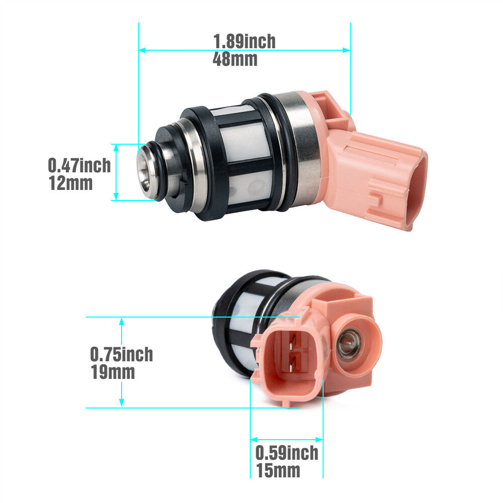 6-piece fuel injector for Frontier Pathfinder Xterra 3.3L (1996-2004) 166001800- n