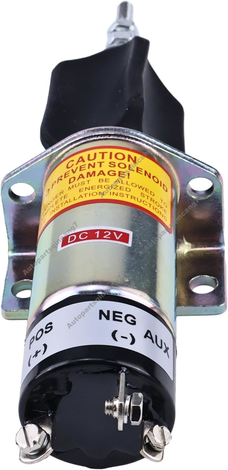 12V Fuel Stop Solenoid 1502ES-12C2U1B1S1 for Woodward Engine