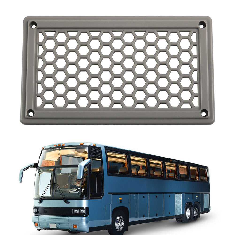 Sechseckiges Muster der Lufteinlassffnung 198  114 mm f¨¹r Wohnmobilbusse, grau