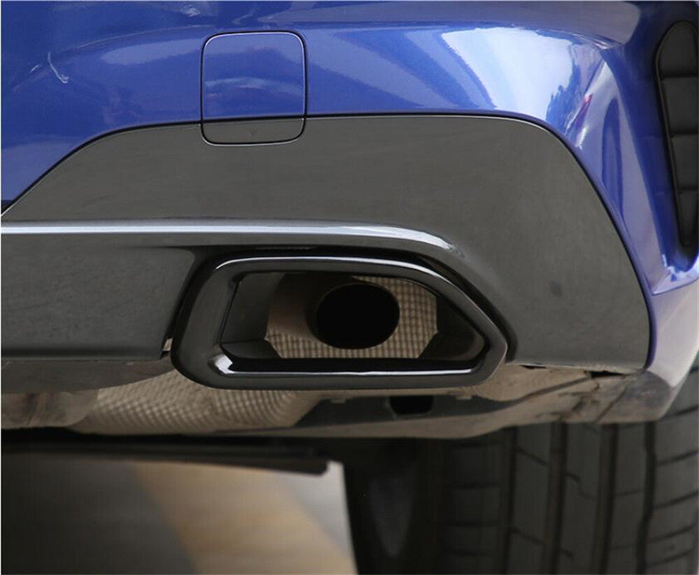for for BMW 3 Series G20 G28 2020+ Steel Black Exhaust Muffler Tail Pipe Cover