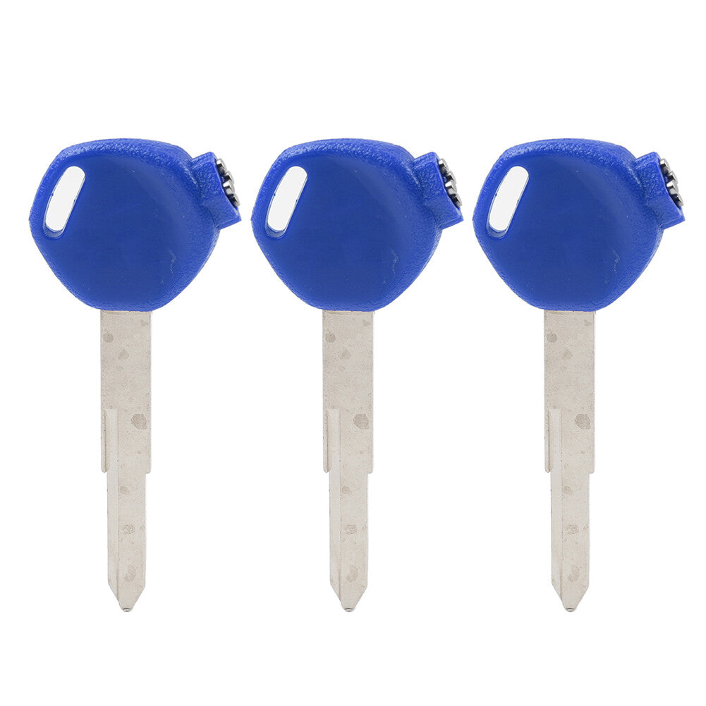 3pcs Scooter Blank Ignition Keys Uncut Right Slot Fit for Honda PCX125 150 SH125 150