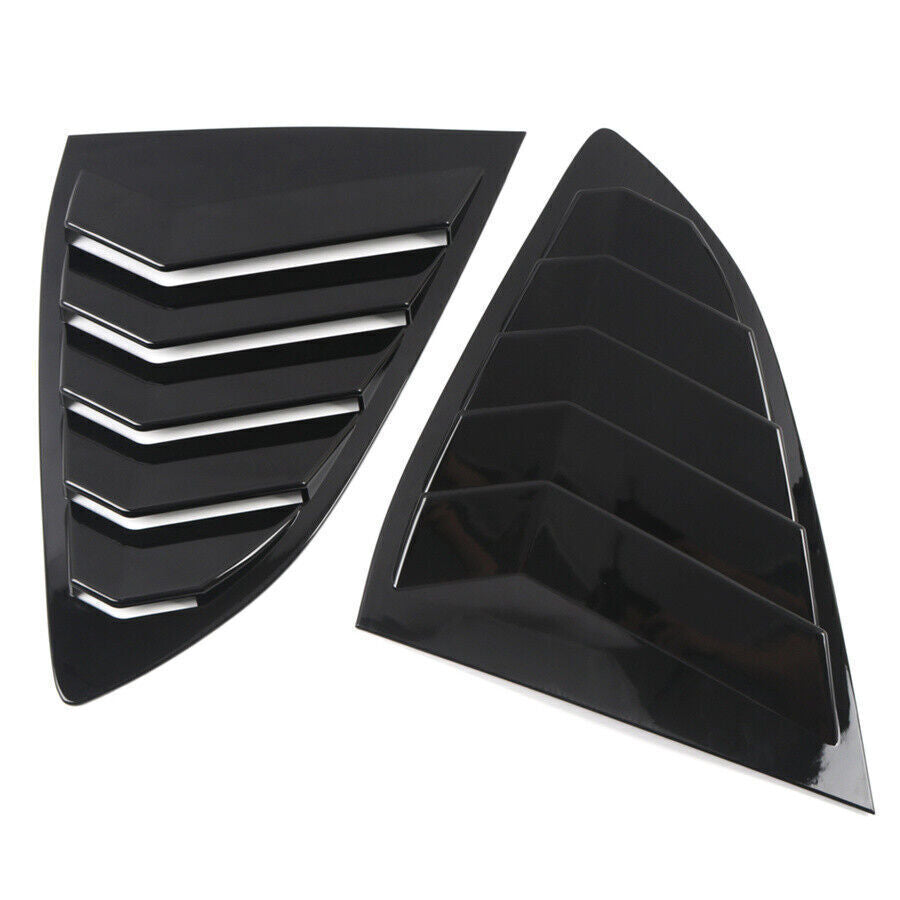 Car Rear Window Shutters Louvers Blinds Cover Trim Black For 2017-2020 for Honda CRV