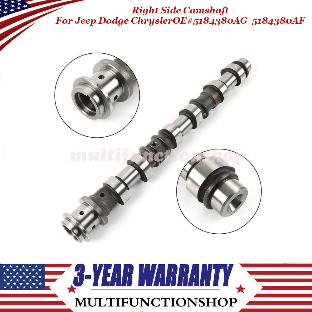 Right Side Intake Camshaft 5184380AG 5184380AF for Jeep for Dodge for Chrysler for Ram 3.6L