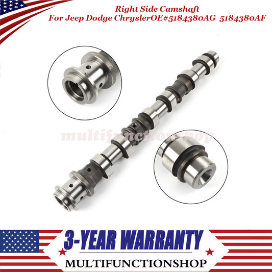 Right Side Intake Camshaft 5184380AG 5184380AF for Jeep for Dodge for Chrysler for Ram 3.6L
