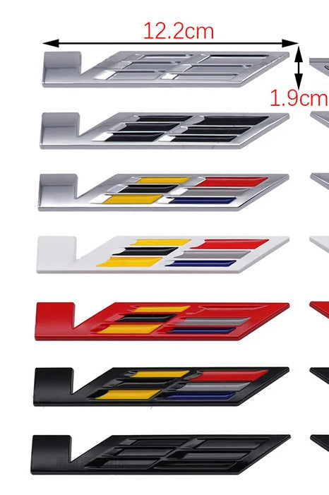 3-piece black sticker set for Alfa Romeo Multimedia Center console badges, Julia