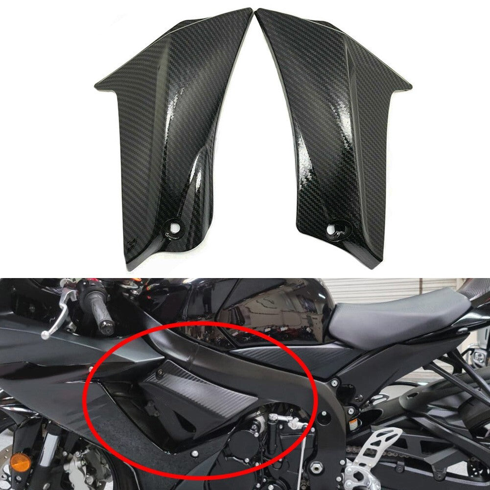 SIDE FAIRING TRIM FRAME COVER CARBON FIBRE for SUZUKI GSX-R 600 2011-2020