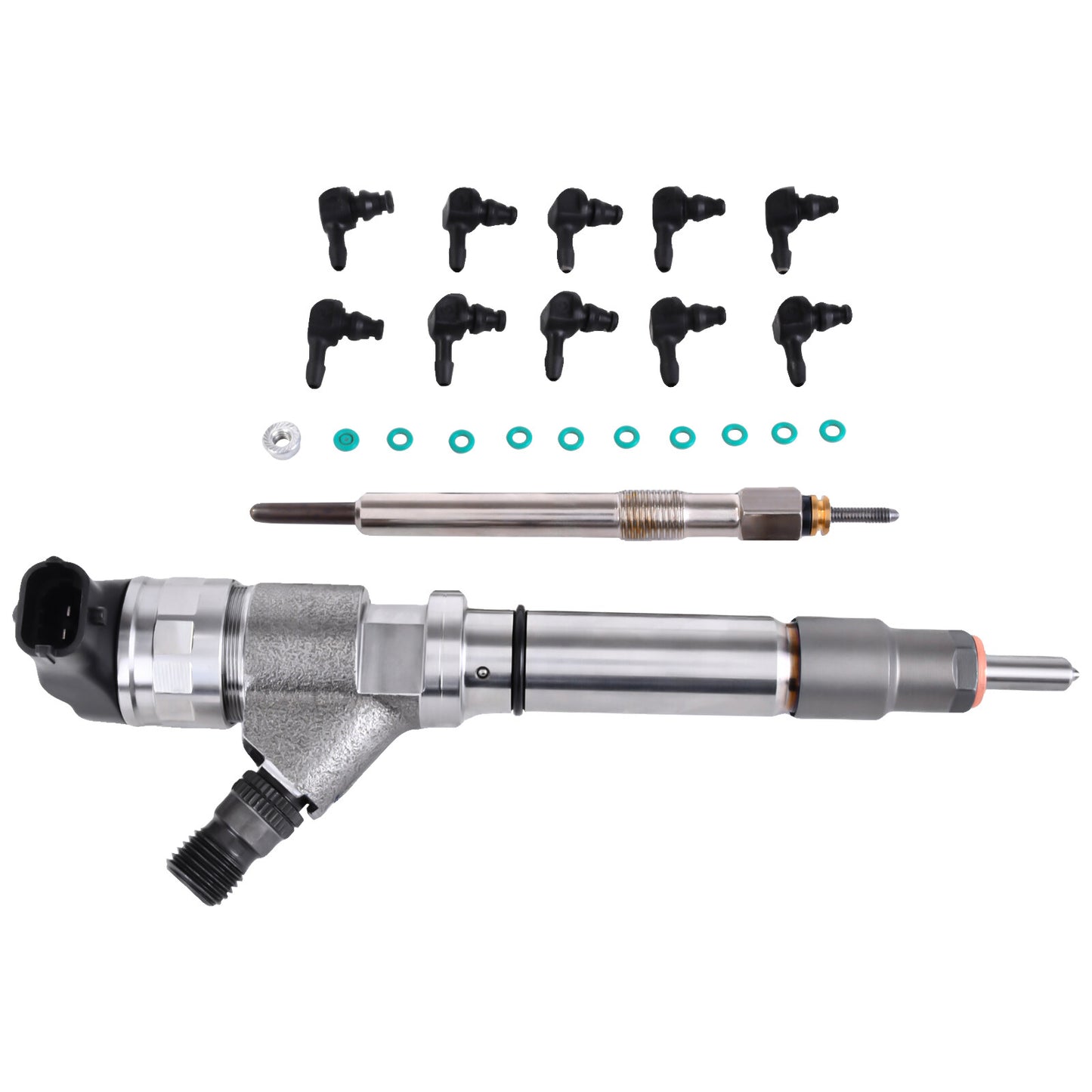 Fuel Injector For 2004.5-2005 Silverado for Sierra 2500HD 6.6L LLY Diesel 0445120027