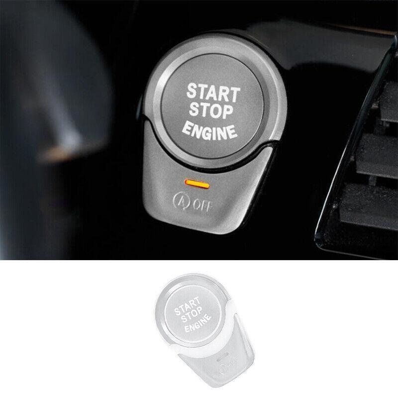 For 7 2016-22 Silver Aluminum Start Button Ignition Switch Cover Trim n