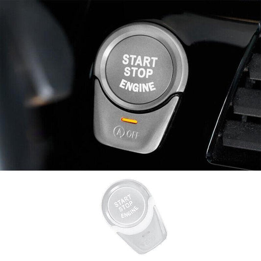 For 7 2016-22 Silver Aluminum Start Button Ignition Switch Cover Trim n