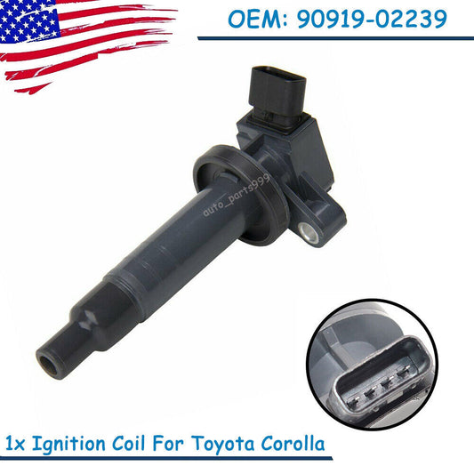 new ignition coil 90919-02239, suitable for Corolla matrix and Prizm 1.8L L4. n