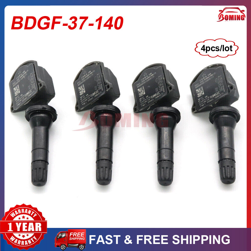 4X BDGF-37-140 NEW TPMS TIRE PRESSURE SENSOR for Mazda 3 6 CX-9 CX-30 315Mhz