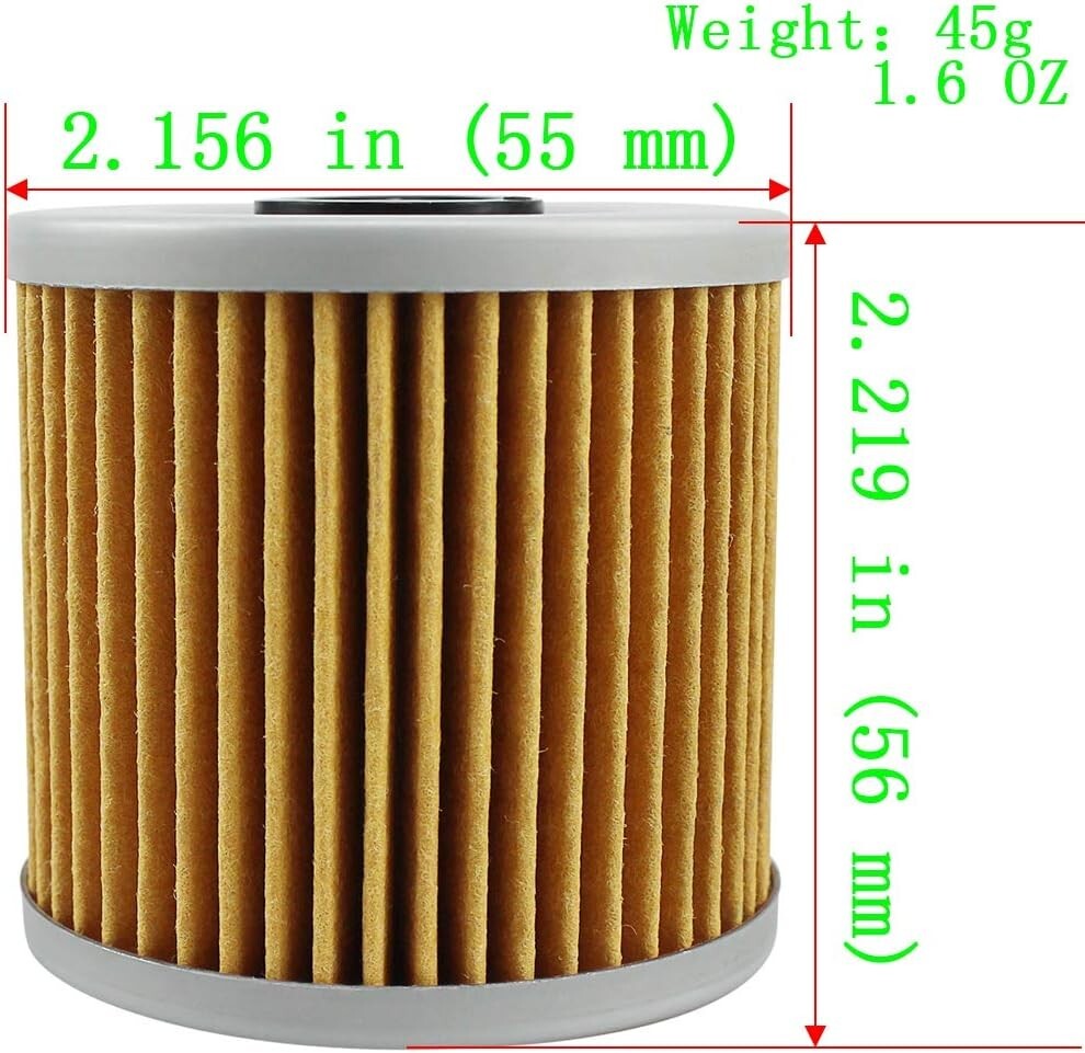 Oil Filter for KAWASAKI KLR600 KL600/KLR650 CAMO/KL650 TENGAI/KLF300 BAYOU 2X4