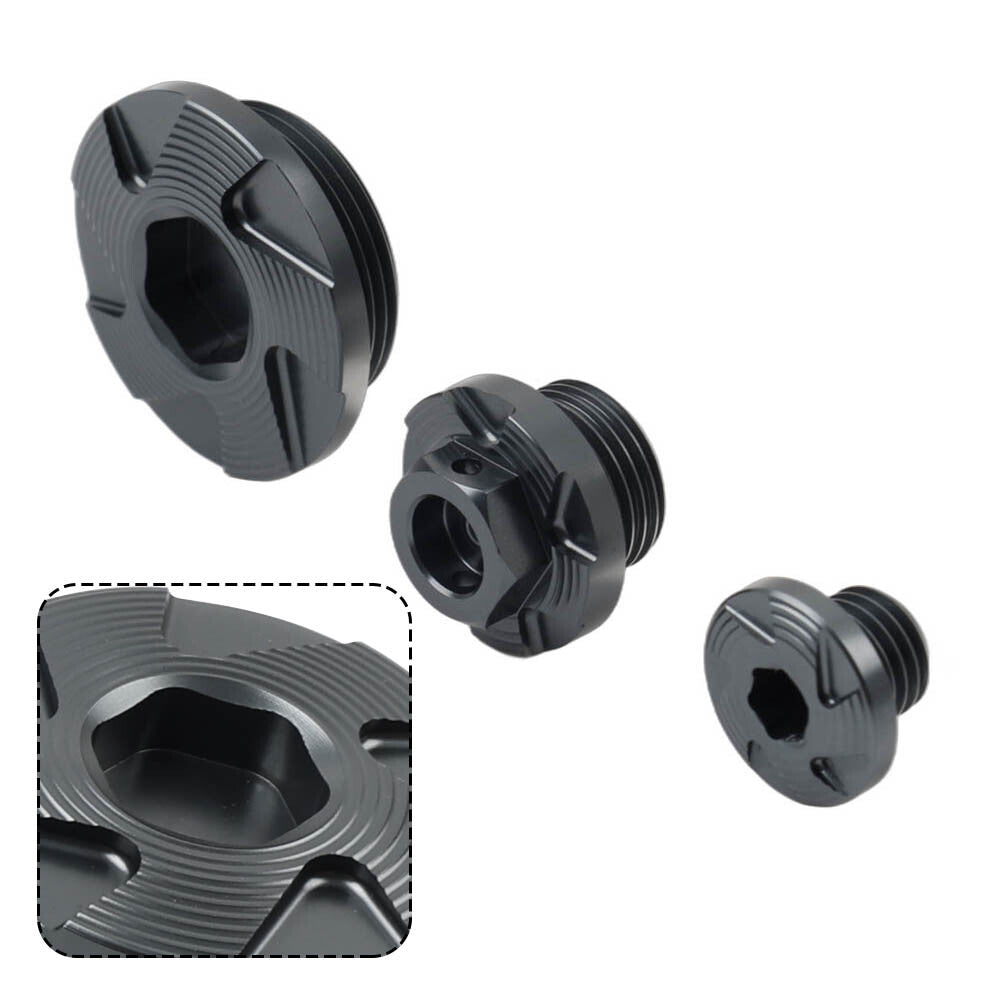 Engine Timing Oil Filter PlugS fit for Kawasaki KX250/450 KLX450R Screw Bolt Set