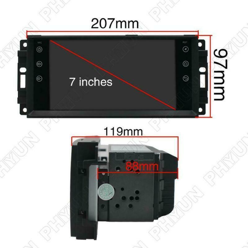 7 Android 10.1 Car Stereo Radio GPS Navi Wifi for Jeep for Chevrolet for Chrysler for Dodge