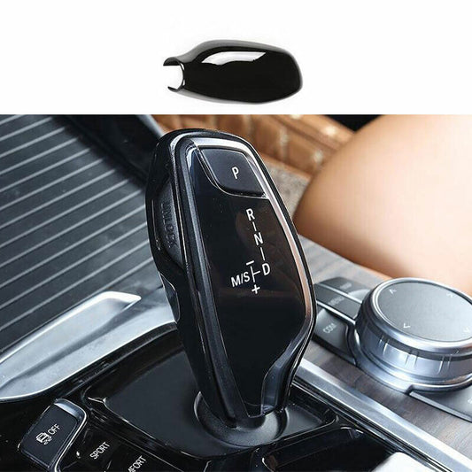 for BMW 5 Series G30 2018-23 ABS Black Inner Gear Shift Knob Shifter Lever Trim