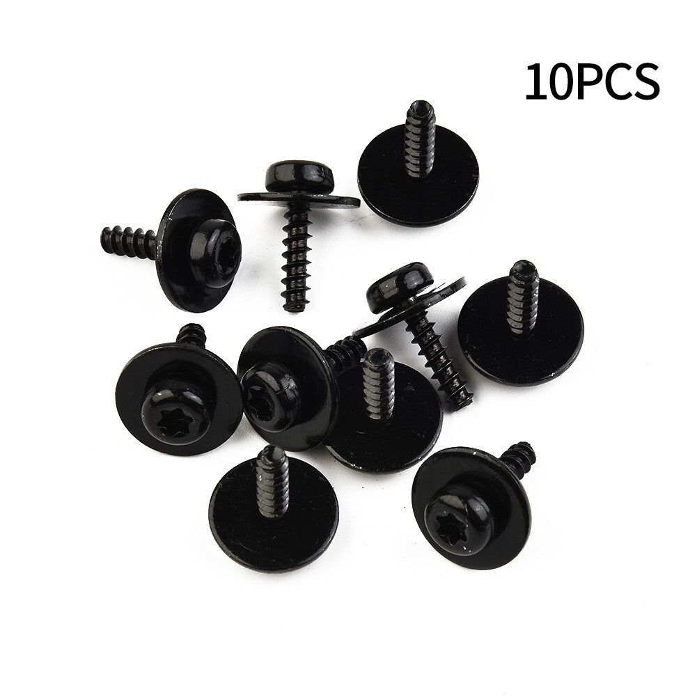 10pcs Screw Bolt 20mm Black for Ford Focus Escape Accessories