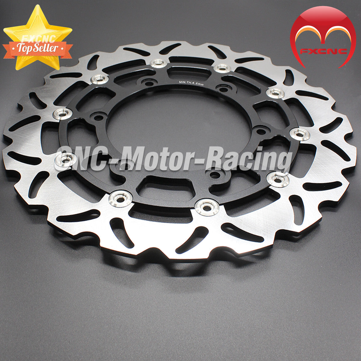 Floating front brake disc rotor YZF R1 1998 - 2003 2002 2001 2000 1999 for Yamaha