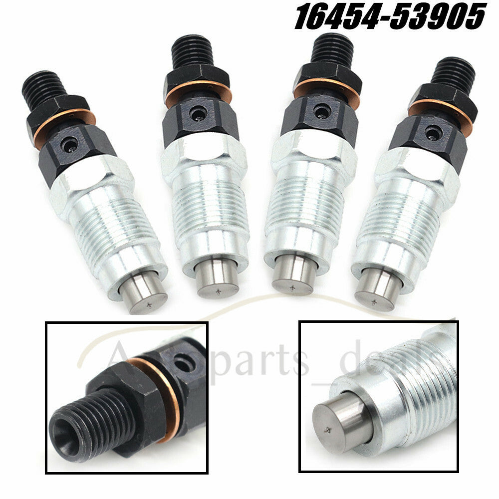 4X 16454-53905 Fuel Injector Nozzle for Kubota Engines V2203, V2003, V1903, D1703 Q