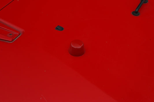 Engine Hood Rubber Head Decor Cover Trim Red for Jeep for Wrangler JK JKU 2007-2018