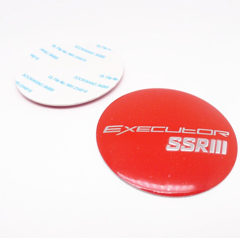 4 Pcs Car Tire Flap Stem Air Dust Cap Red Universal for Peugeot - v