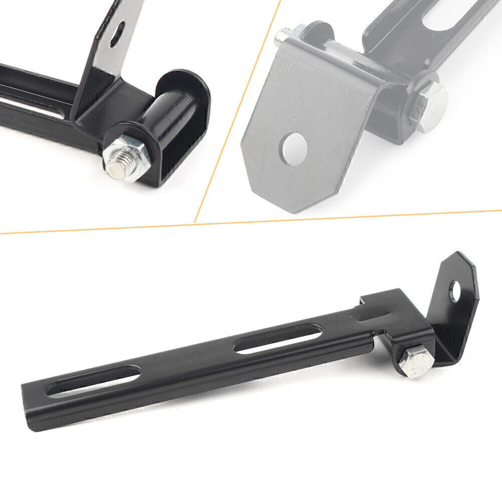 Solo for Seat Mount Kit Front Bar w/ Swivel Bracket for Harley Chopper Bobber Black Q