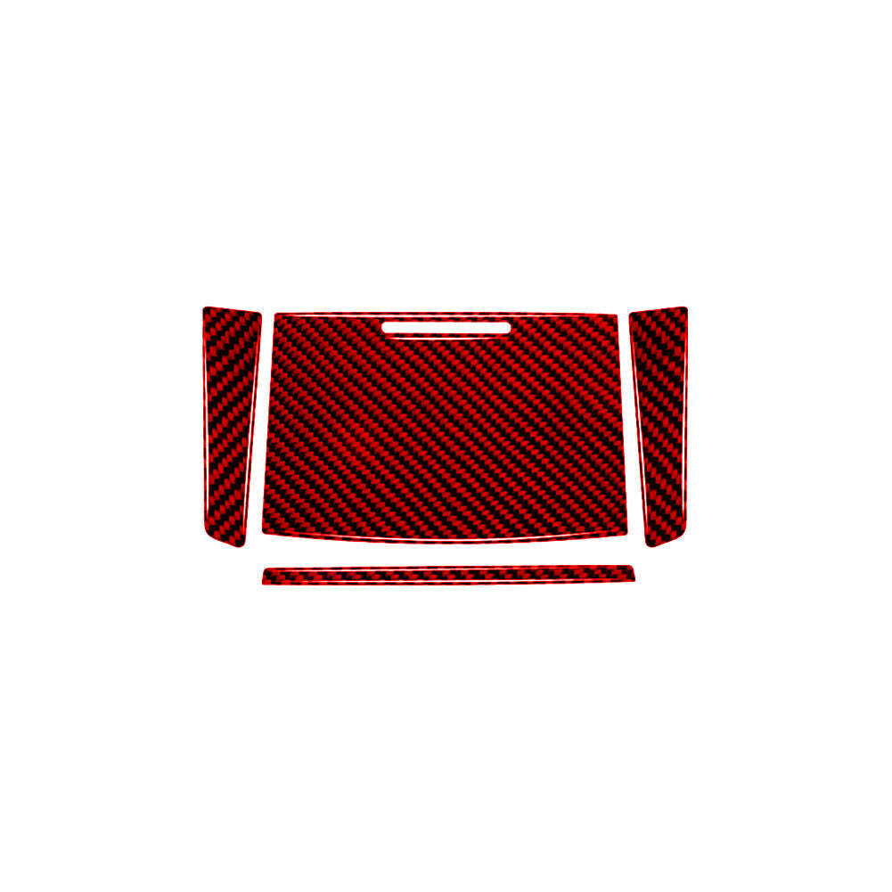 Carbon Fiber Central Console Frame Cover Trim for Jetta Sedan 2011-14 v