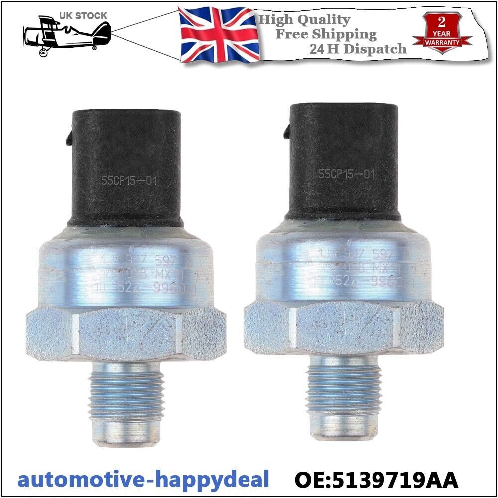 2X ABS Brake Pressure Sensor Fits for AUDI for SEAT for SKODA for VW 1J0907597B