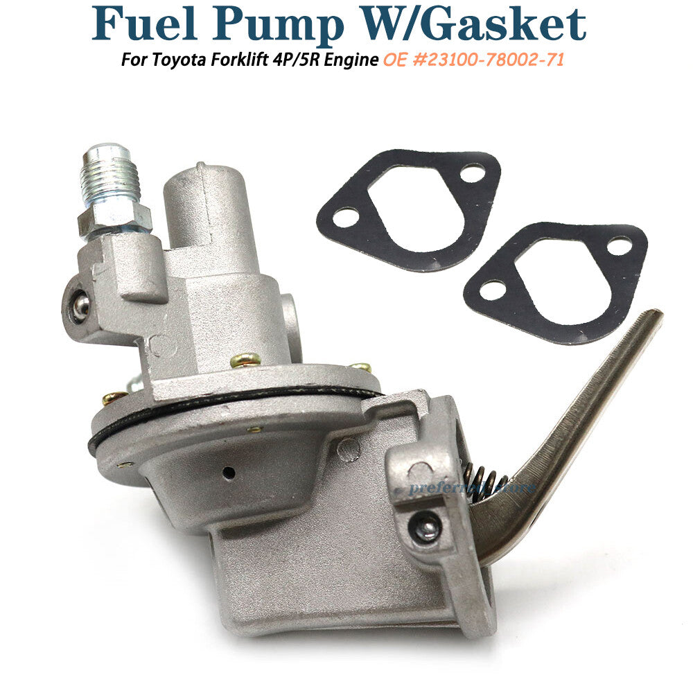 Fuel pump with gasket 23100-78002-71, suitable for forklifts with 4P & 5R engines. v