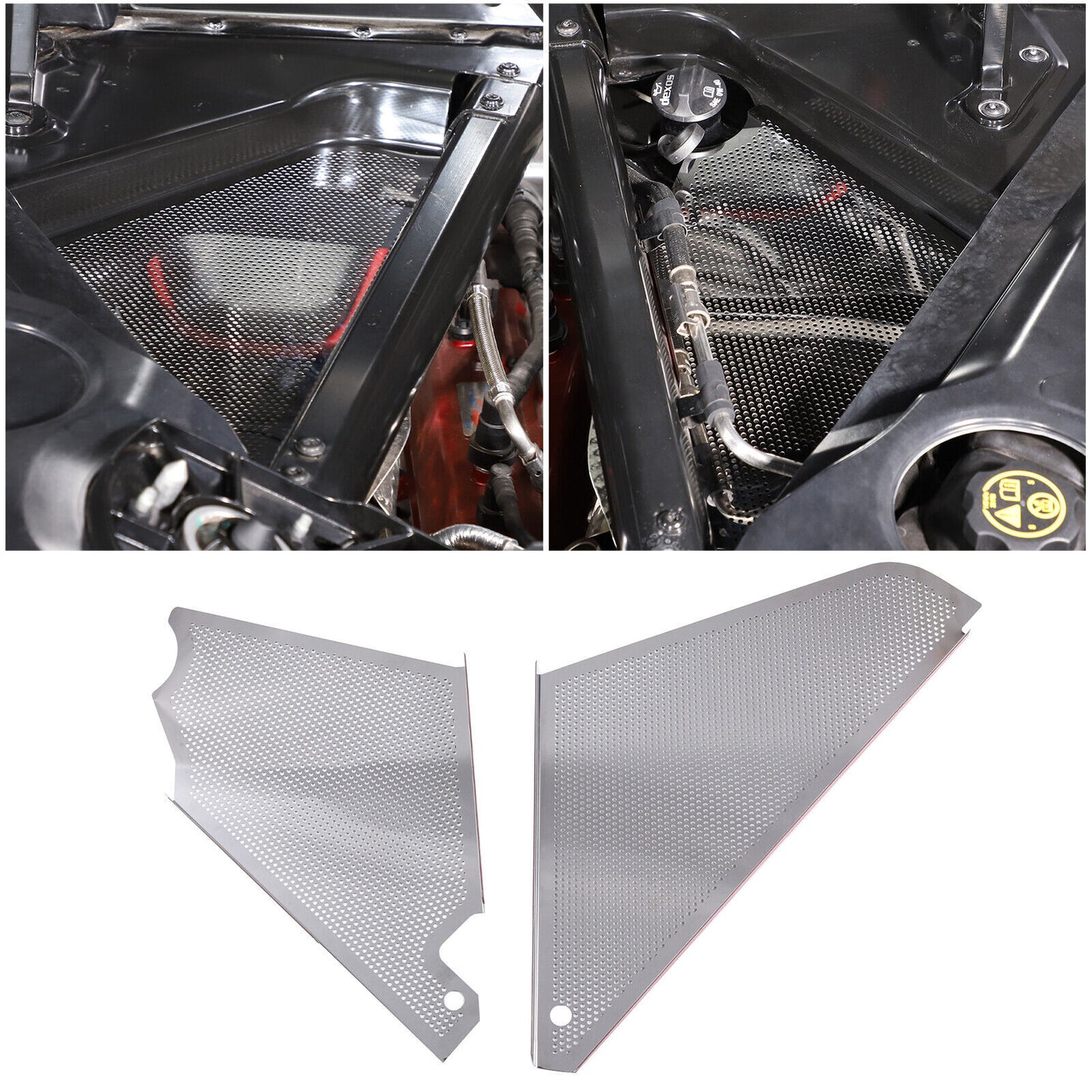 Real Carbon Fiber Car Water Cup Holder Frame Cover Trim for Benz C Class W204- v