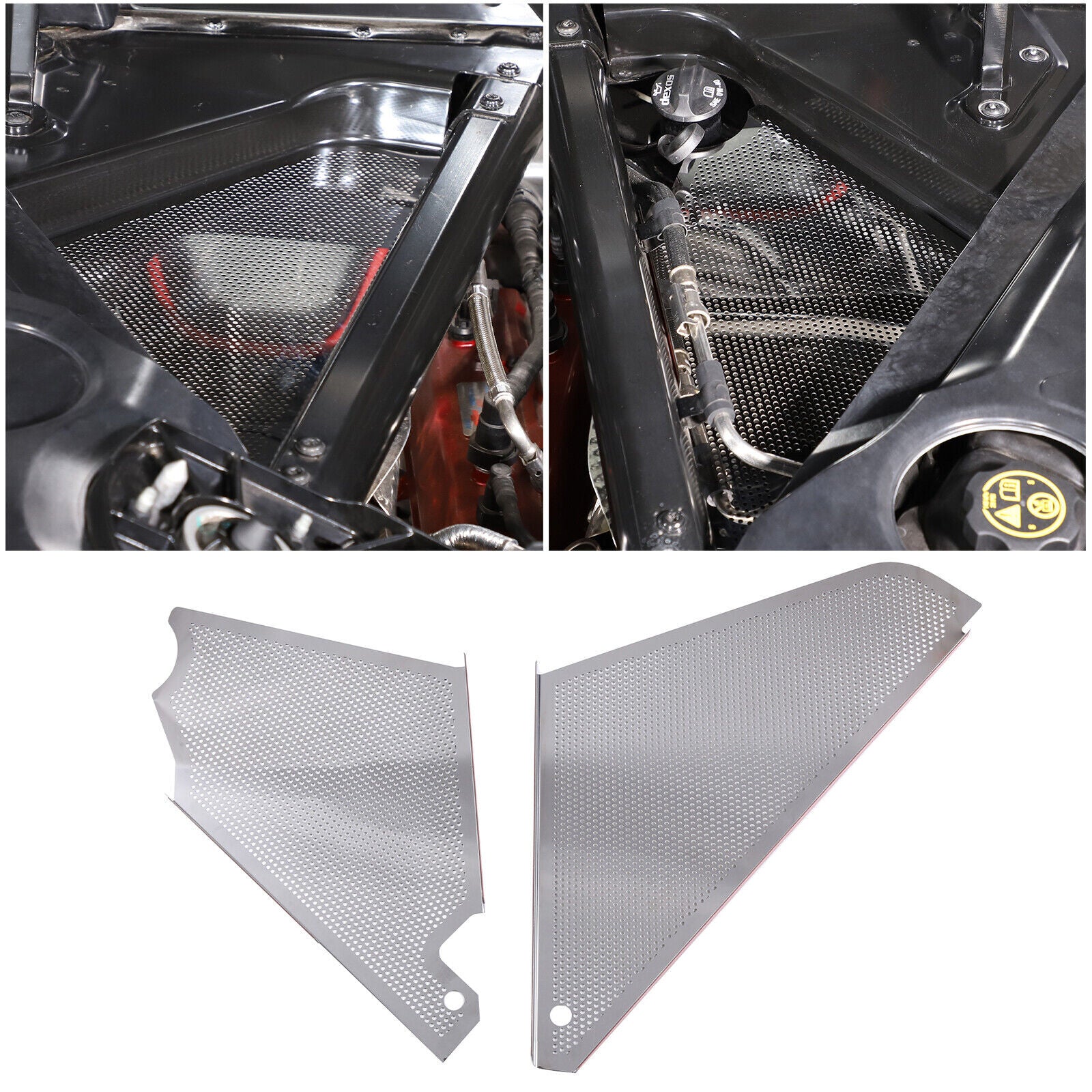 Real Carbon Fiber Car Water Cup Holder Frame Cover Trim for Benz C Class W204- v
