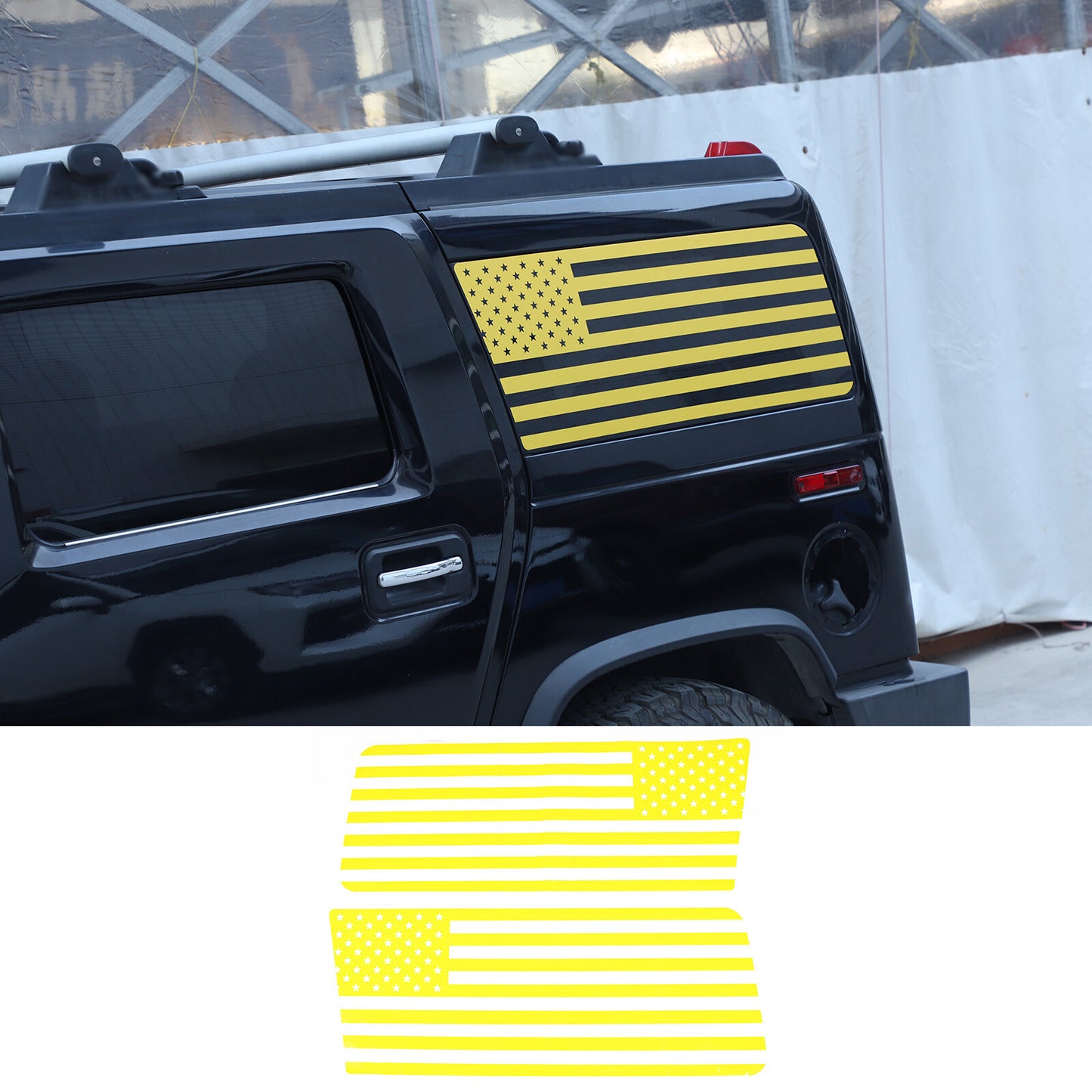 Steel for FJ Cruiser 2007 - 2021 Side Fender Hood Panel Trim Covers 2 pcs- v