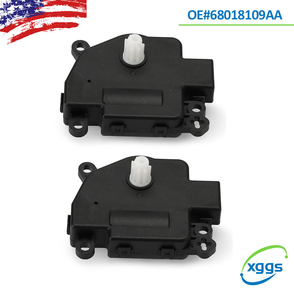 2Pcs New for Chrysler 200 2012-14 HVAC AC Heater Blend Door Actuator 68018109AA Q