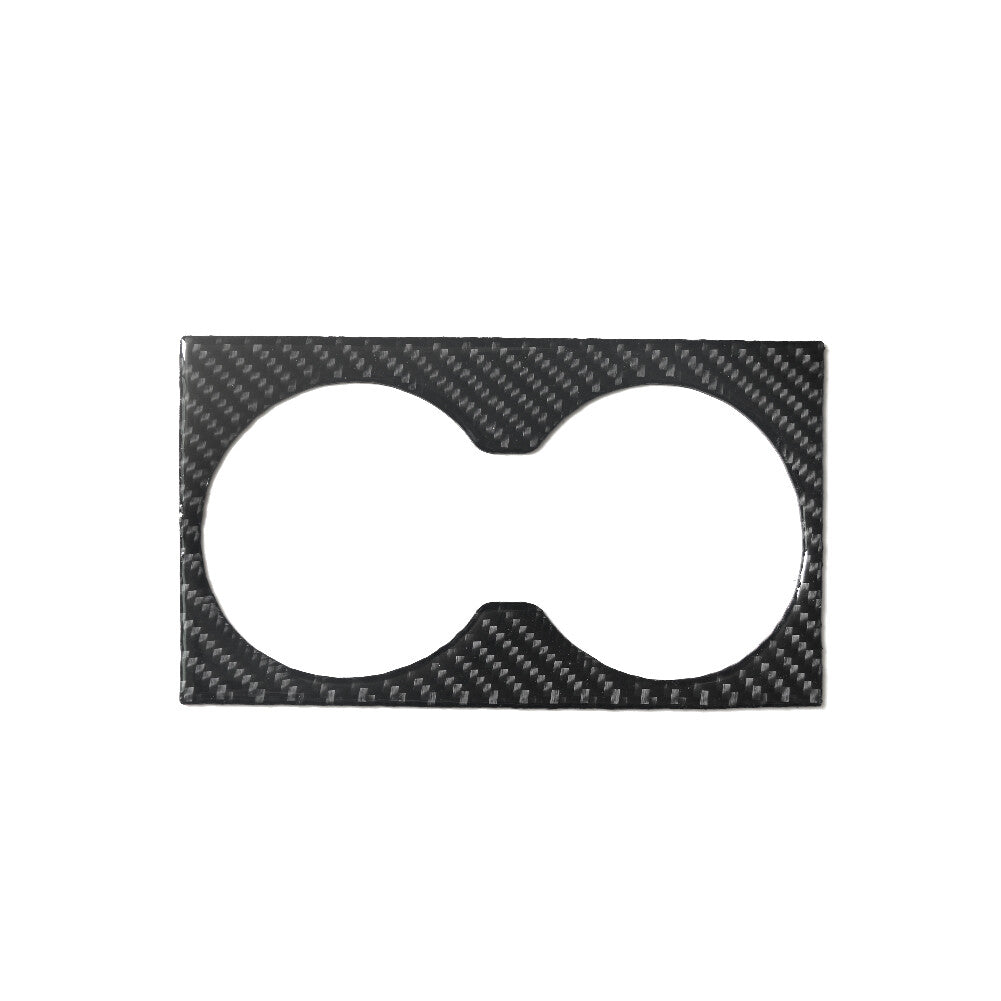 Red Carbon Fiber Steering Wheel Button Cover Type B For Sonic 2012-16 v