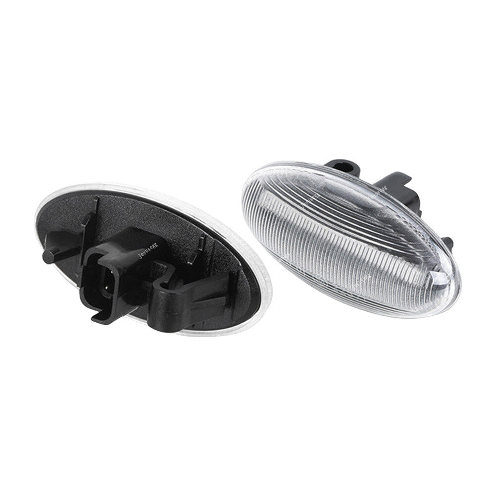 2Pcs Turn Signal Lamp Side Marker Light LED Clear for Toyota for Corolla Auris Yaris