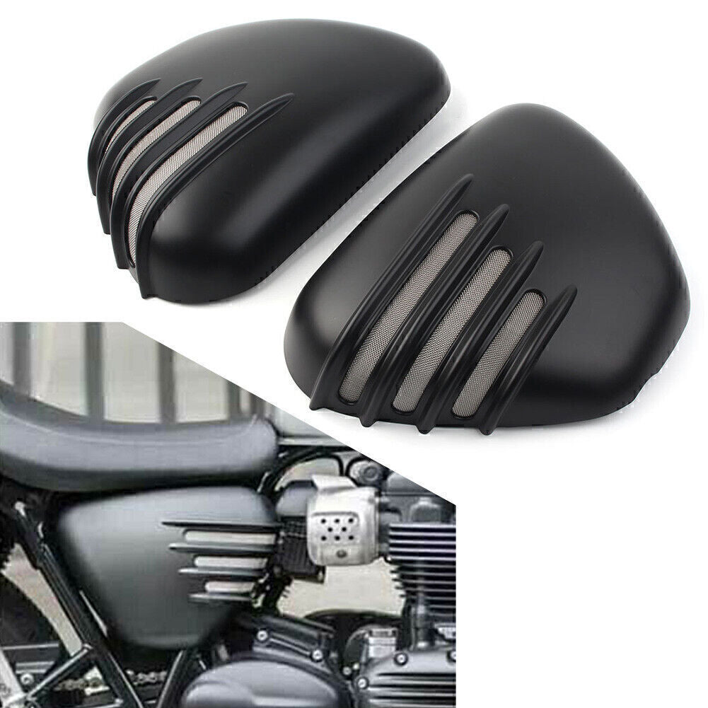 Matte Black Side Battery Cover for Street Cup Twin Scrambler 2017 2018 2019