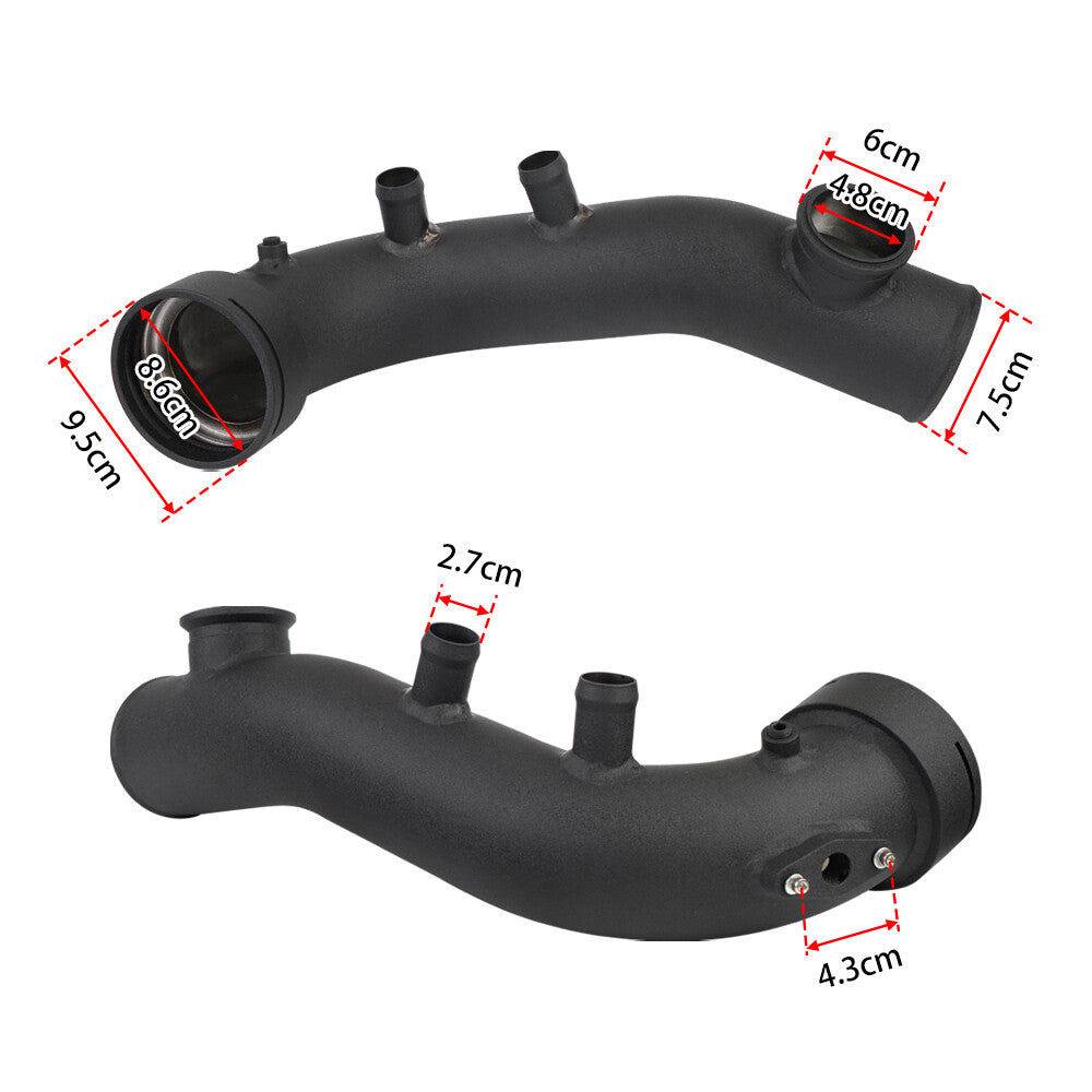for BMW N54 Turbo Intercooler Charge Boost Pipe Kit for BMW N54 E88 E90 50mm