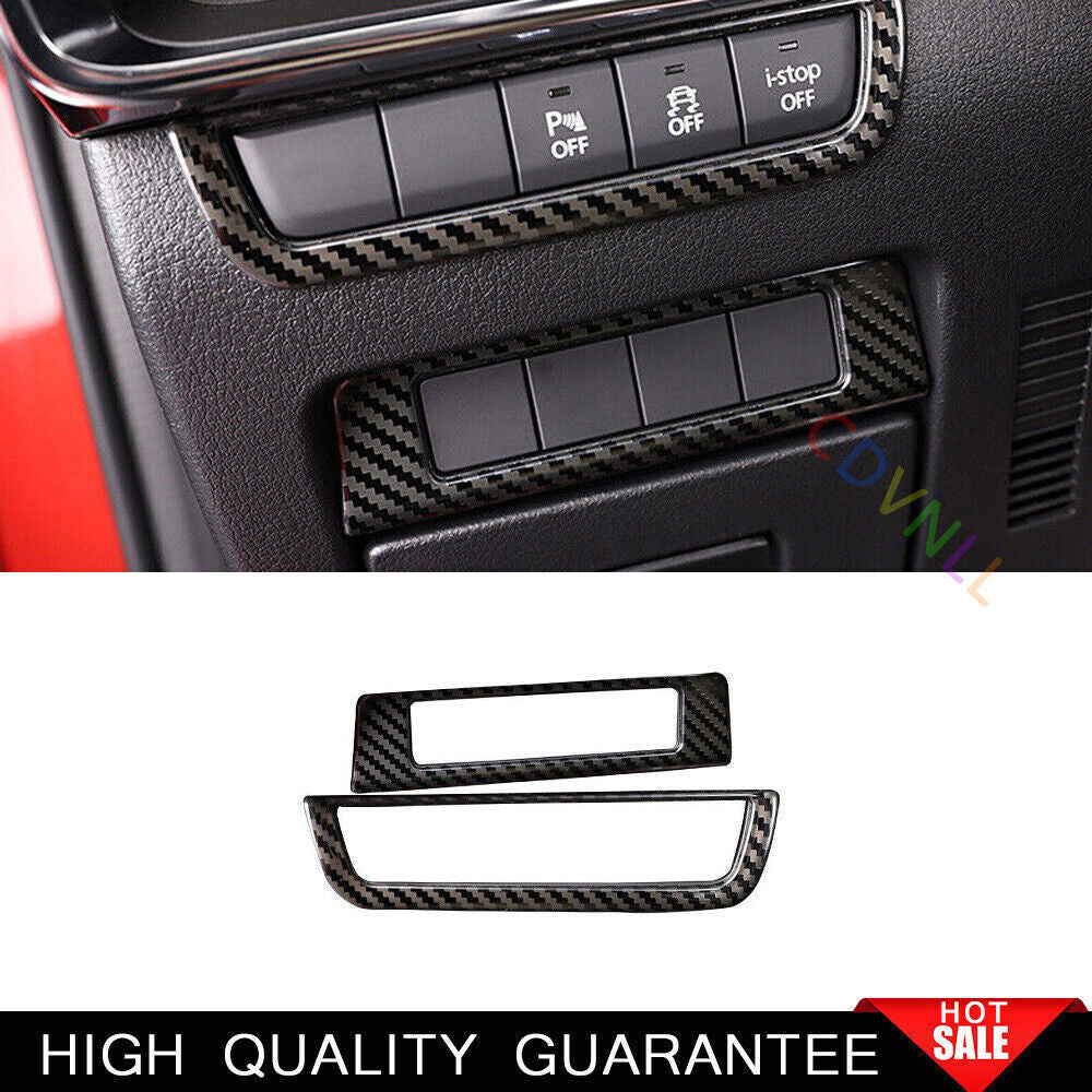 for Kia Carnival 2022-2023 6pc Black Pillar Posts Set Door Trim Piano Cover Kit v