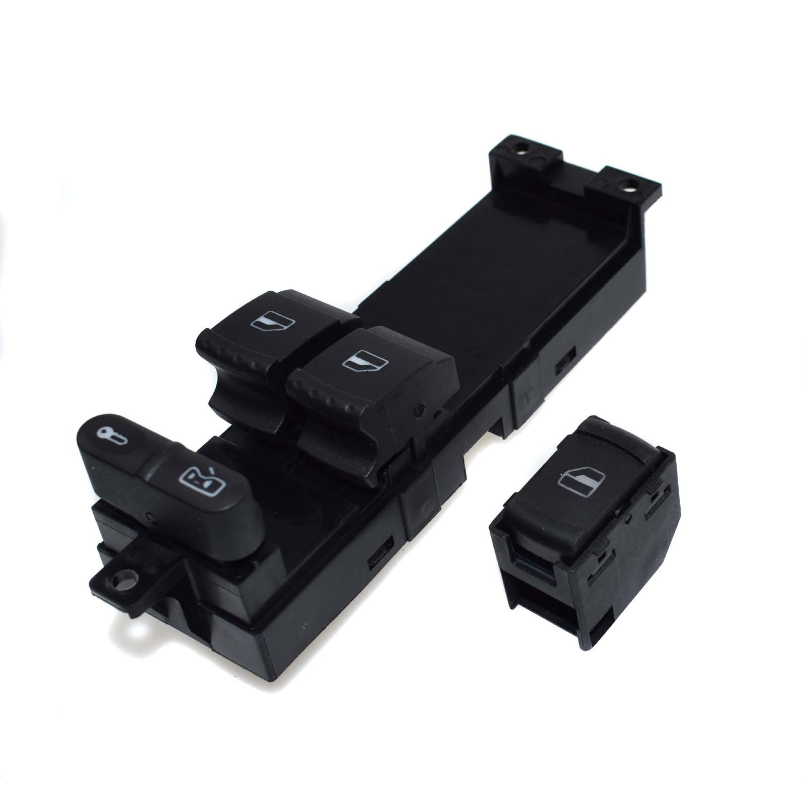 2-pack of main single-power window switches suitable for 99-06 for Golf GTI 1J3959857 3B0959855B- n